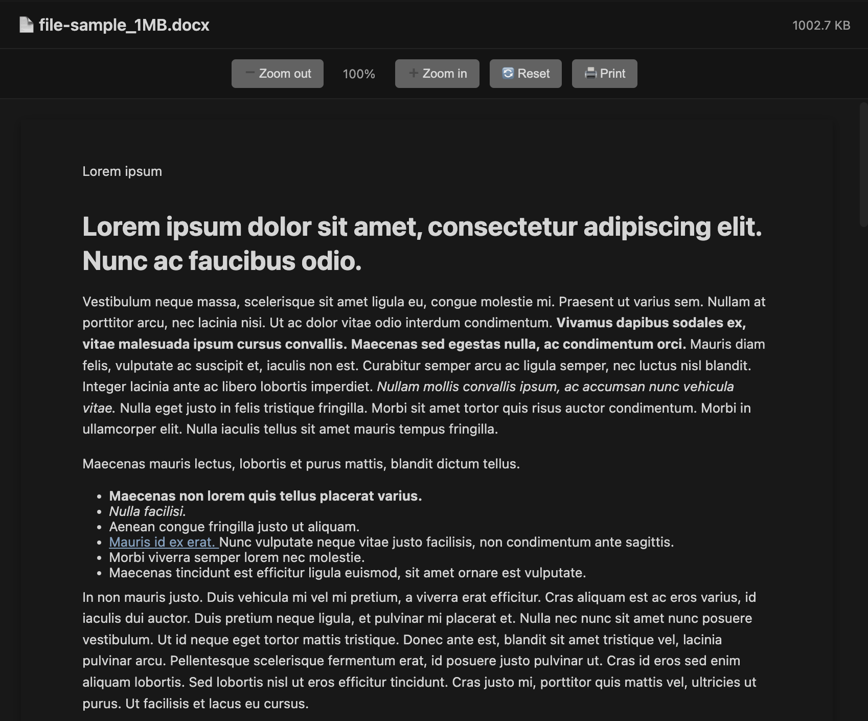 Screen showing Word in VS Code / Cursor.
